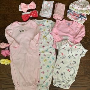 Newborn-3 month baby girl bundle